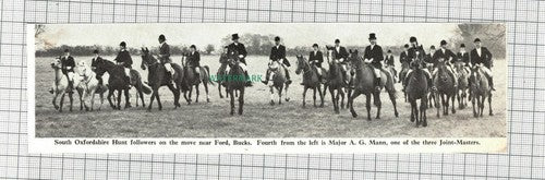 C2079) South Oxfordshire Hunt Major AG Mann Ford Buckinghamshire - 1969 Clip