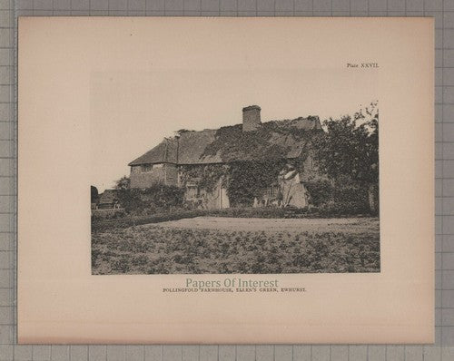 Pollingfold Farmhouse Ellen's Green Ewhurst Surrey - c.1908 Print