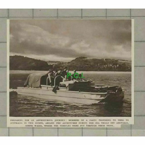 C2029) The ADVENTURER Dukw Amphibious Vehicle Abergele Trials - 1948 Clip