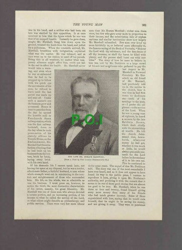 (5825) The Story of Horace Marshall Publisher - 1896 Article
