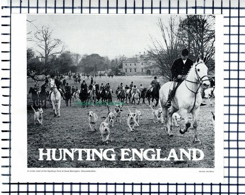 (6799) The Heythrop Hunt Great Barrington Gloucestershire - 1971 Cutting