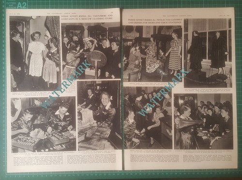 Gum Department Store Soviet Russia Moscow - 1955 Article