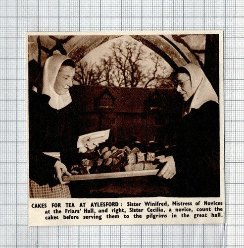 Aylesford Priory Sister Winifred Mistress of Novices Sister Cecilia 1951 Cutting