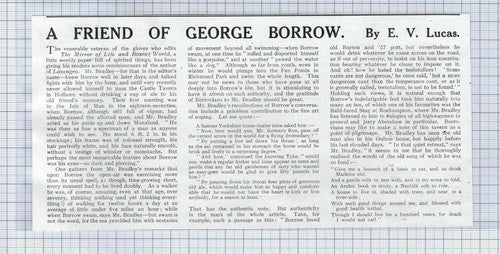 (5731) George Borrow Lavengro Author E V Lucas - 1918 Clip
