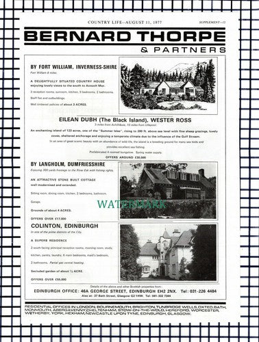 X1477) Langholm Dumfriesshire Colington Edinburgh Sale Advert - 1977 Cutting