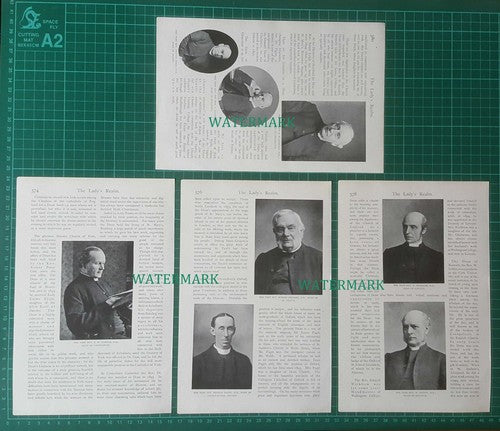 Deans Of The Church Of England Purey-Cust Lefroy Paget Eliot - c.1900 Article