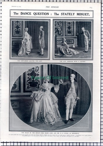Miss Marie Lohr Mr H B Irving - 1913 News Page / Print