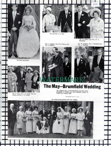 (8028) Michael May Miss Anita Brumfield South Cave Hull Scaife - 1965 Cutting