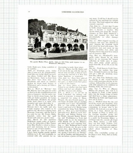 (6007) William Lodge Paley Yorkshire Schoolmaster - 1952 Article