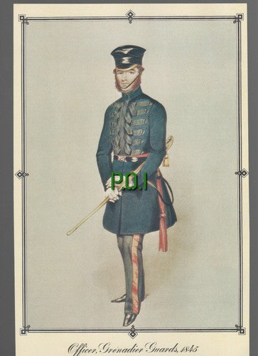 Officer Grenadier Guards - c.1970s Print