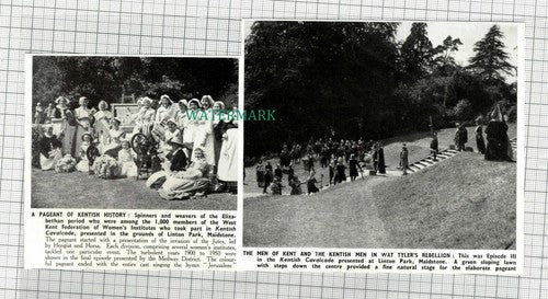 C1765) West Kent Federation Women's Institutes Linton Park Maidstone 1950 Clip