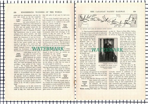 (8416) Canadian Pacific Railway JM Gibbon Stephen Pardoe - c.1930s Article
