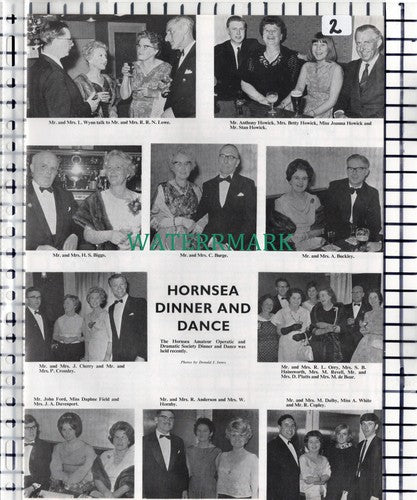 Hornsea Amateur Operatic Dramatic Society Orry Wynn Howick - 1966 Article