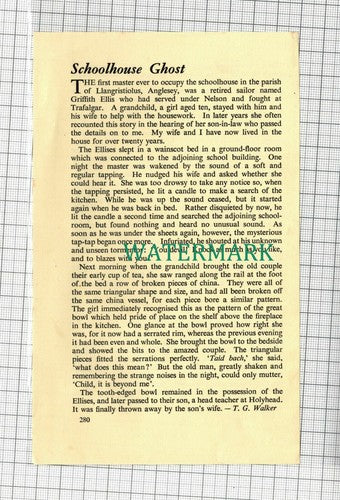 C2248) Llangristiolus Anglesey Griffith Ellis School - 1950s SMALL Article