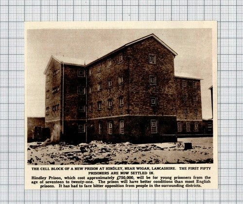 Hindley Prison Wigan Lancashire - 1961 Small News Clipping