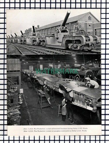 (8362) LMS War Production Derby Works - 1940s Cutting