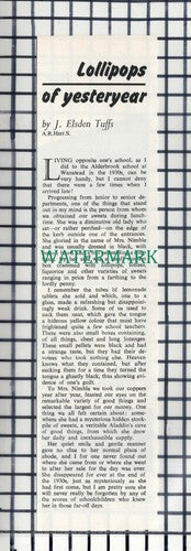 Mrs Nimble Lollipop Lady Alderbrook School Wanstead Aldersbrook - 1968 Cutting
