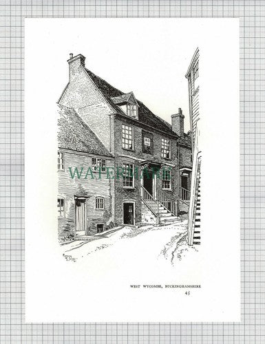 (8548) West Wycombe Buckinghamshire - c1980's Cutting