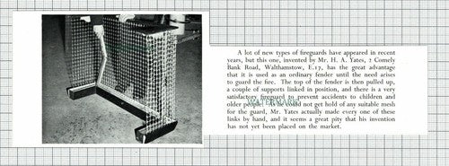 C7539) Mr H A Yates Walthamstow Invention - 1950s Cutting