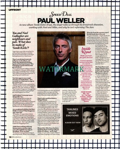 X1382) Paul Weller Interview - 2012 Cutting