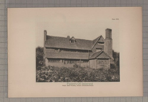 West End Farm Near Chiddingfold Surrey - c.1908 Print