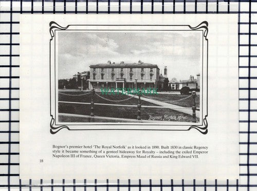 C6944) Bognor Pavilion / The Royal Norfolk Hotel - Double-Sided Cutting