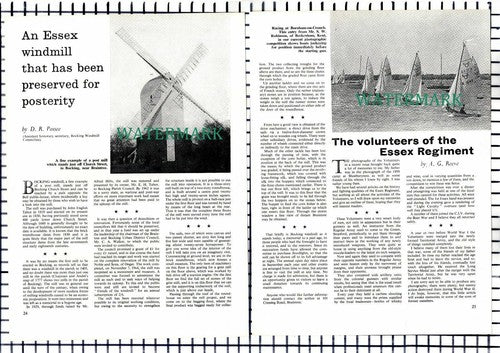 (8387) Bocking Windmill Braintree Essex - 1967 Article
