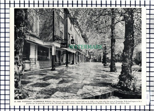 (7763) The Pantiles Tunbridge Wells - 1960s Book Print