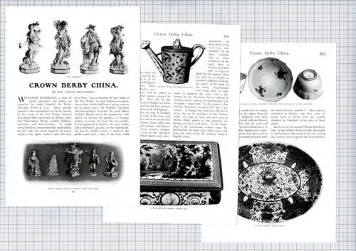 (6347) Mrs Delves Broughton William Duesbury Crown Derby China - c.1905 Article