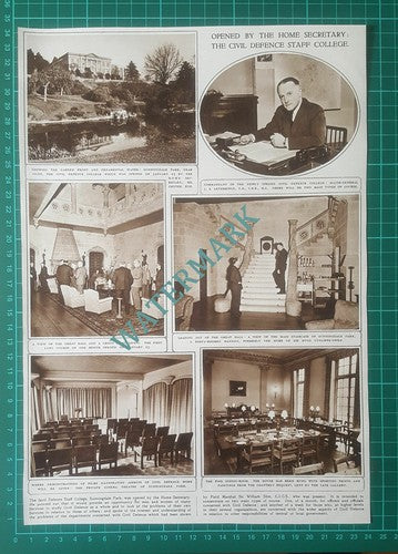 (X920) The Civil Defence Staff College Sunningdale Park Lethbridge - 1950 Clip