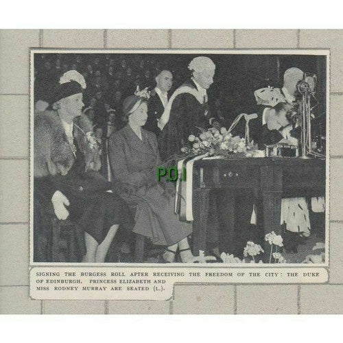 C234) Burgess Roll Signing Miss Rodney Murray - 1949