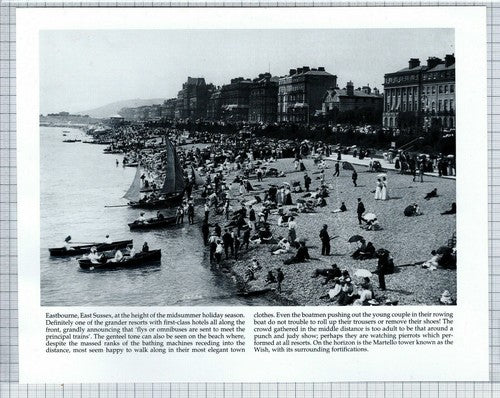 (5867) Eastbourne Beach Sussex - Book Print