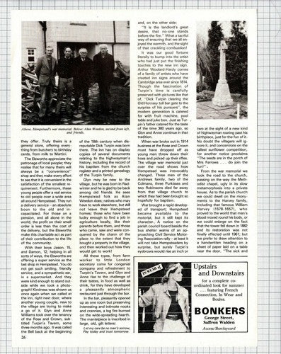 Hempstead Essex Carol McDonald Rachel Beaton Alan Weedon - 1980s Article / Print