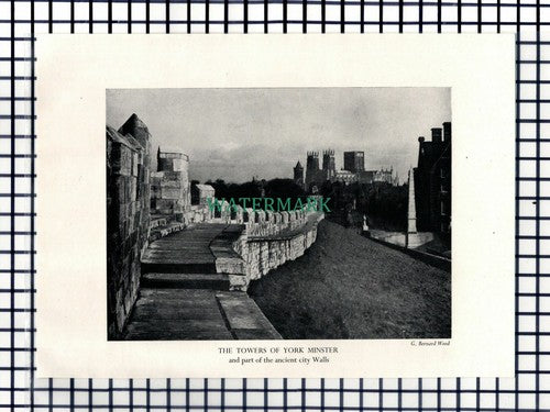 Bainbridge Wensleydale / York Walls - c.1948 Cutting / Print