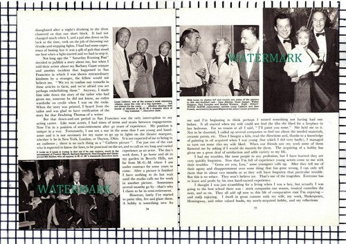 Louis Calhern Film Actor - c.1955 Article