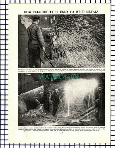 (7191) Metropolitan Railway Power Station Neasden - c.1940 Book Print