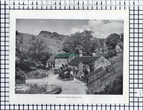 Upper Hulme Staffordshire England - 1951 Cutting / Print