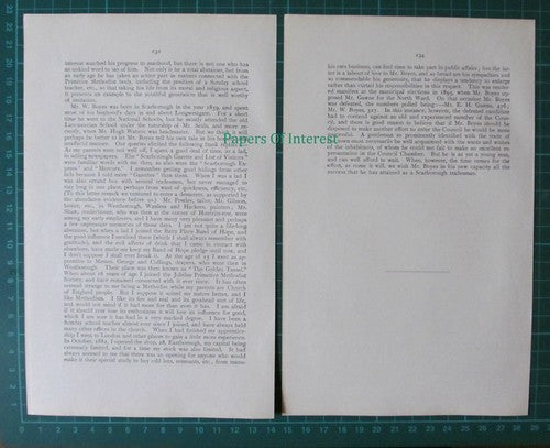 (6507) William Boyes Remnant Warehouse Scarborough - 1901 Article