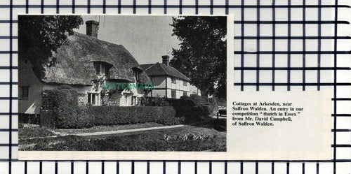 C7294) Arkesden Saffron Walden Essex Cottages - 1967 Cutting