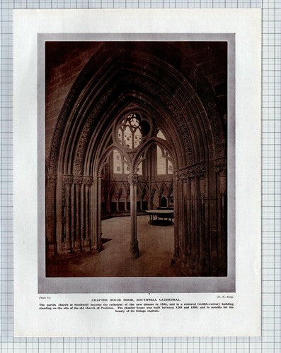 (5876) Saracen's Head Southwell / Southwell Cathedral - c.1930s Book Print