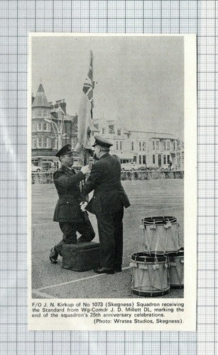 F/O J N Kirkup No 1073 Skegness Squadron J D Millett - 1977 Clipping