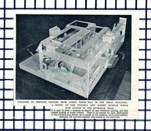 C6395) Victoria & Albert Museum - 1952 Cutting