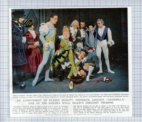 (5716) Michael Somes Frederick Ashton Franklin White Alexander Grant 1949 Clip