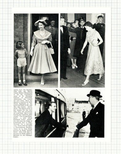 (5934) Hemel Hempstead Susan Applegate Ben Adams Royal Visit - 1950s Clip