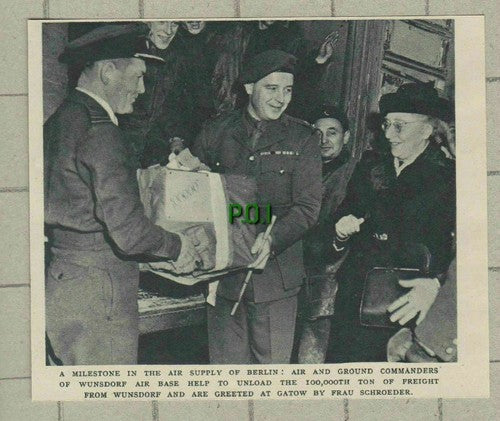 C214) Wunsdorf Air Base Frau Schroeder Berlin Germany - 1949 Cutting