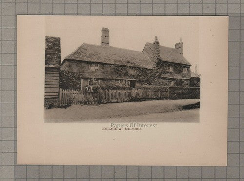 Milford Surrey Cottages - 1908 SMALL Cutting