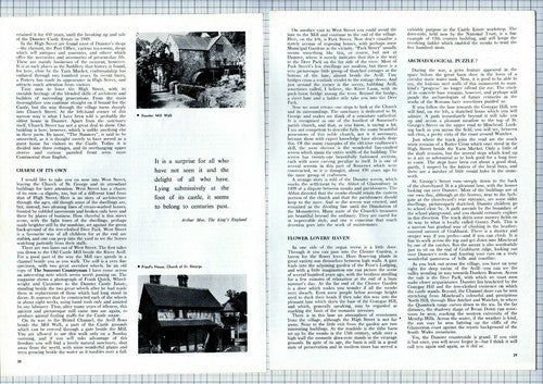 (6225) Dunster Somerset Lewis Brown - 1968 Article
