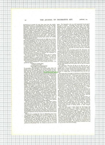 X1192) Paisley & Renfrewshire Master Painters John K Hunter - 1894 Article