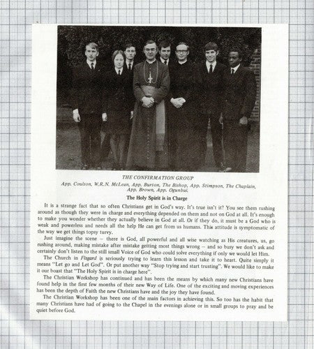 HMS Fisgard Coulson McLean Burton Stimpson Brown Ogunbutt - 1973 Clipping