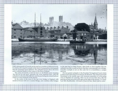 (5777) Lincoln & River Witham Scene - Cutting